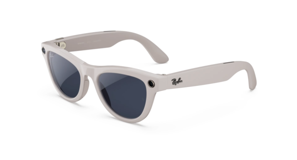 Brýle Ray-Ban Meta Skyler (Gen 2) Shiny Chalky Gray AI s čočkami Sapphire Transitions®